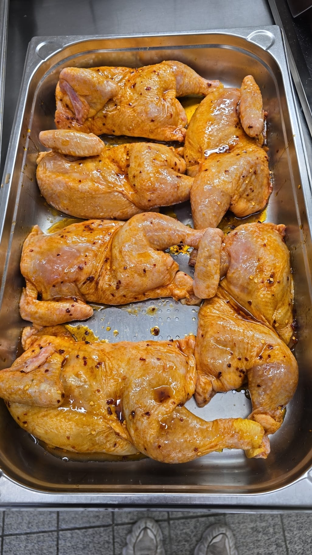 Marinierte Hähnchen