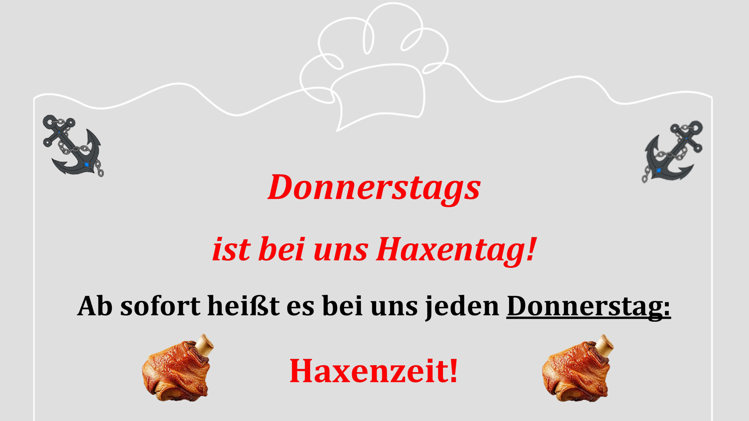 Haxenzeit im Anker