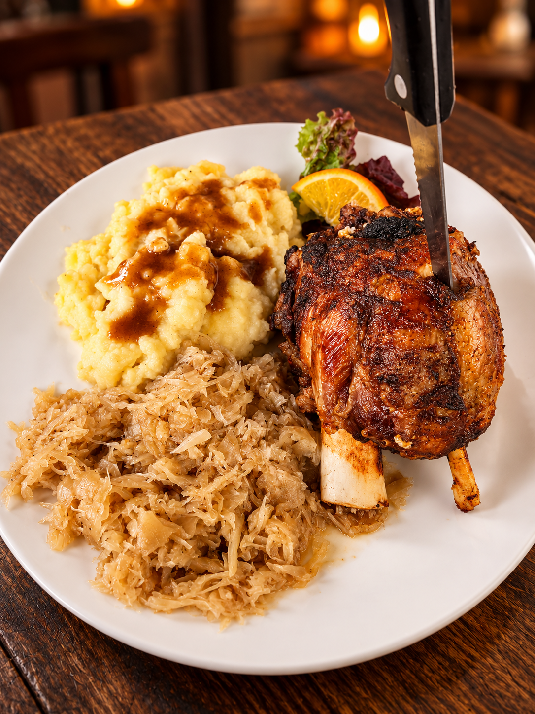 Schweine Adler Haxe