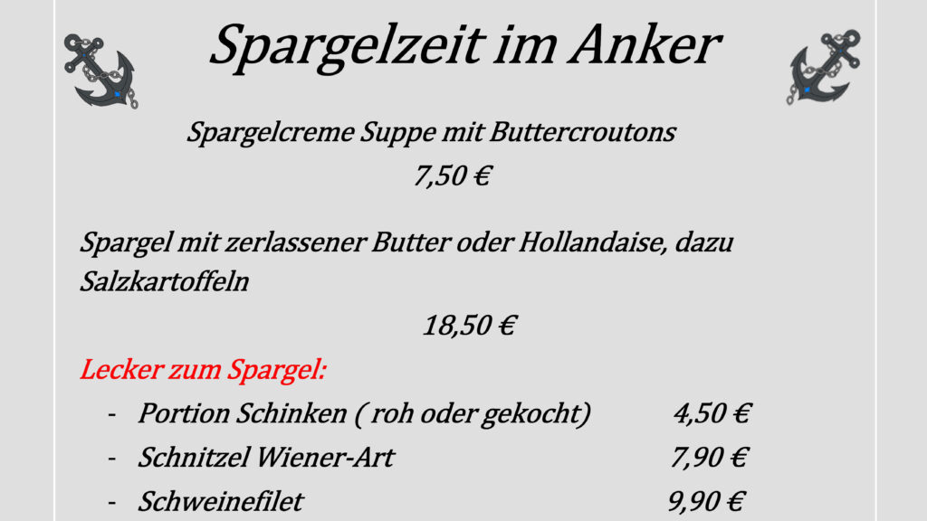 Spargelkarte