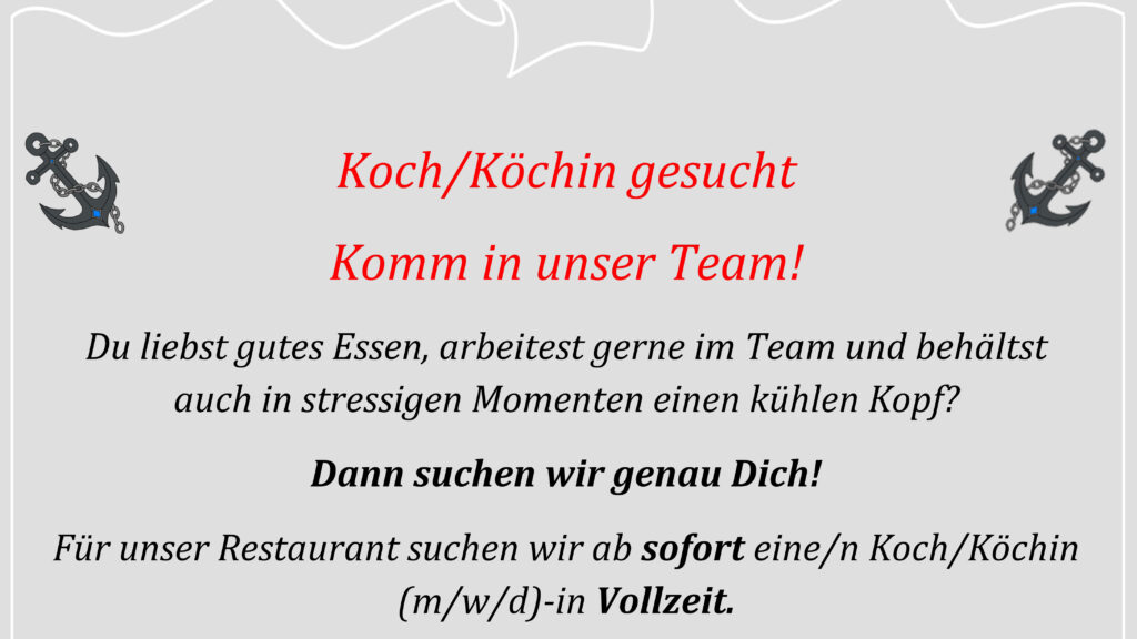 Koch gesucht